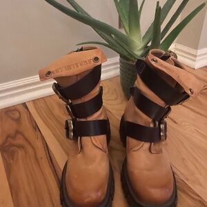 A.S. 98 Hamish Moto Boot 38  HONEY